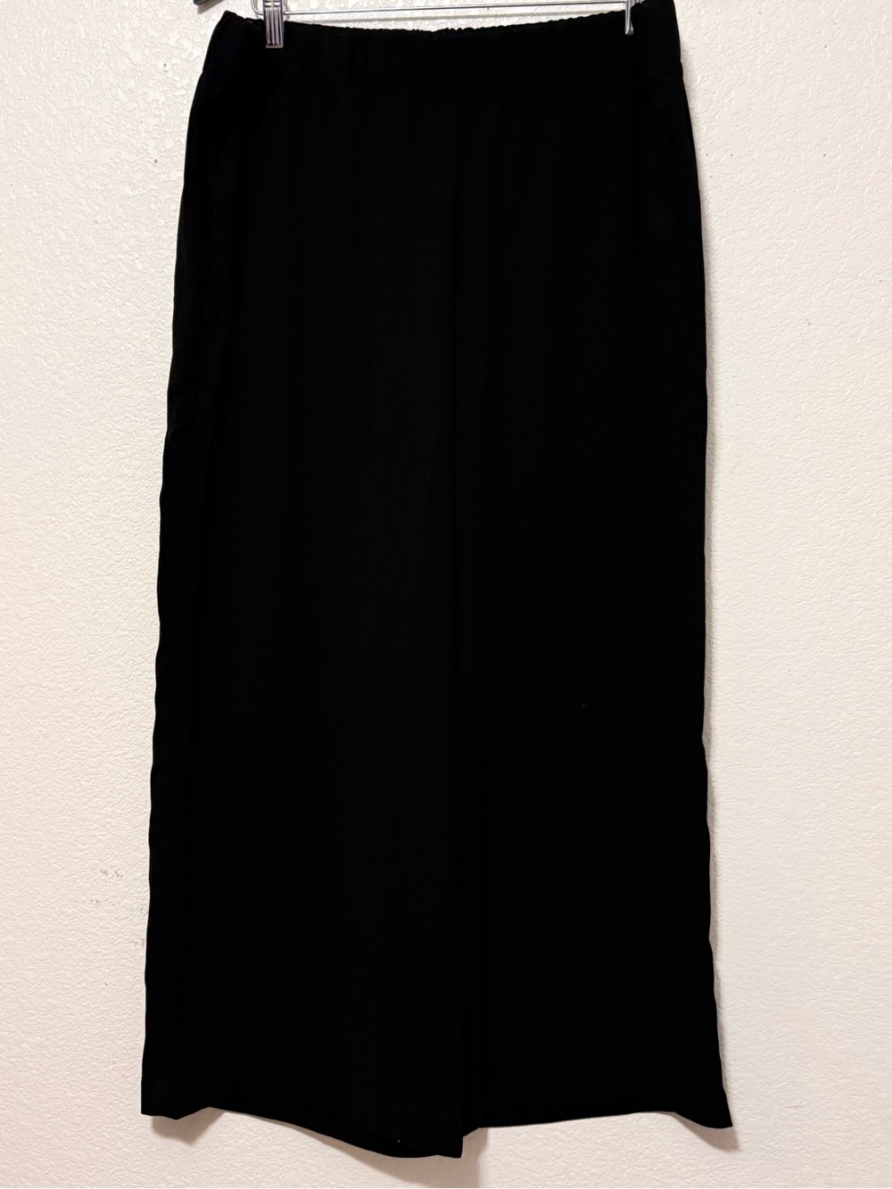 H&M Black Women’s Maxi Skirt - Simple Elastic Waist 0146